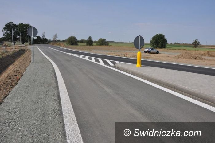 Świdnica/Region: Otwarcie drogi gminnej Słotwina–Komorów