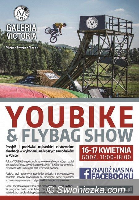 Wałbrzych: Galeria Victoria: YOUBIKE & FLYBAG SHOW