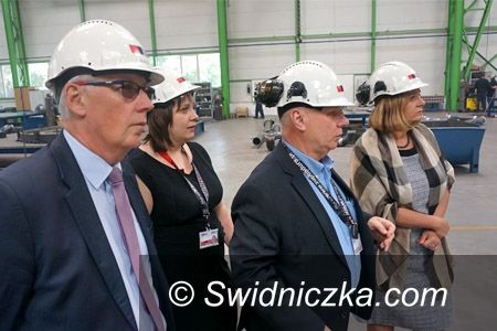 Świdnica: Prezydent Świdnicy z wizytą w firmie ZUPBADURA