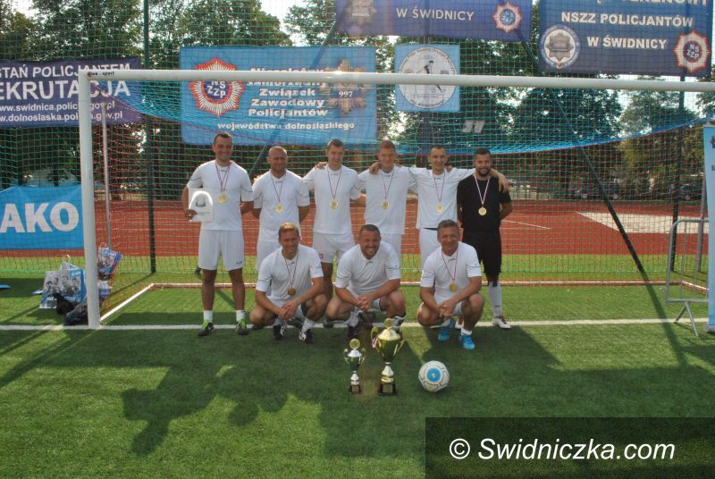 Strzegom: XVI Turniej Piłki Nożnej Drużyn Policyjnych województwa dolnośląskiego