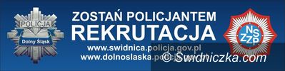 Świdnica: Komenda Powiatowa Policji w Świdnicy prowadzi rekrutację