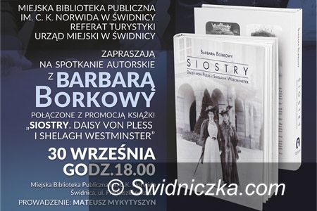 Świdnica: Spotkanie autorskie z Barbarą Borkowy