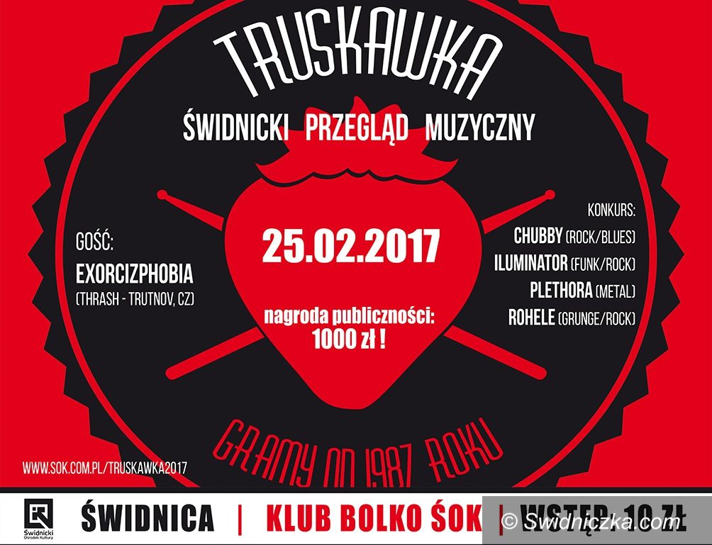 Świdnica: Truskawka: zdecyduj który zespół wygra świdnicki przegląd muzyczny