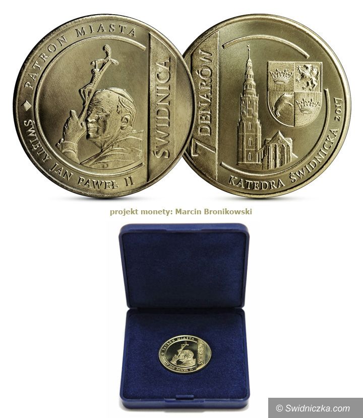 Świdnica: Okolicznościowa moneta z wizerunkiem Świętego Jana Pawła II