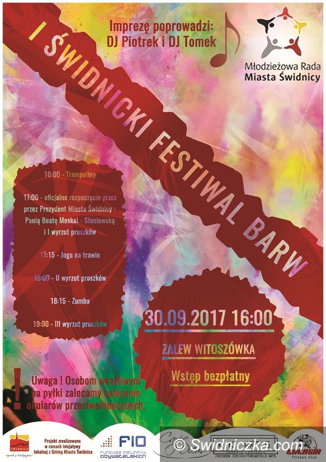 Świdnica: Zapraszamy na I Świdnicki Festiwal Barw