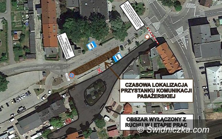 Żarów: Zmiana organizacji ruchu ul. Dworcowa w Żarowie