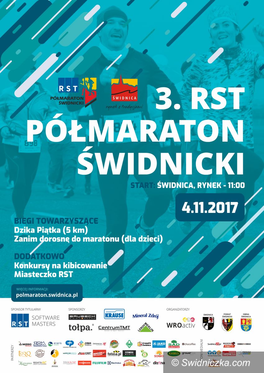 Świdnica: Utrudnienia podczas 3.RST Półmaratonu Świdnickiego
