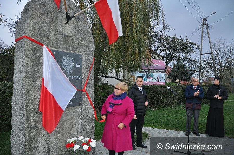 Boleścin: Odsłonięcie pomnika w Boleścinie