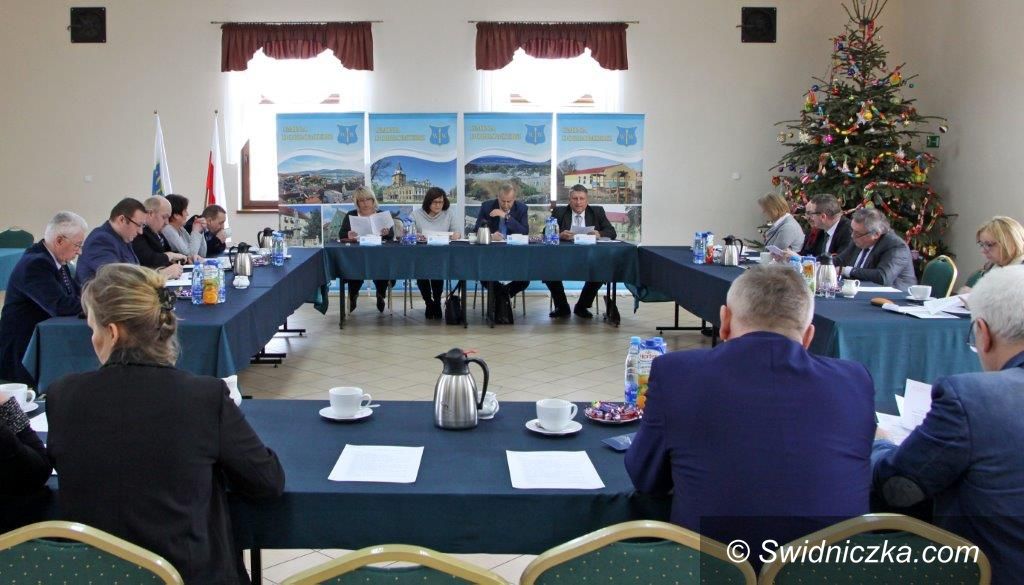 Gmina Dobromierz: Styczniowa sesja Rady Gminy w Dobromierzu