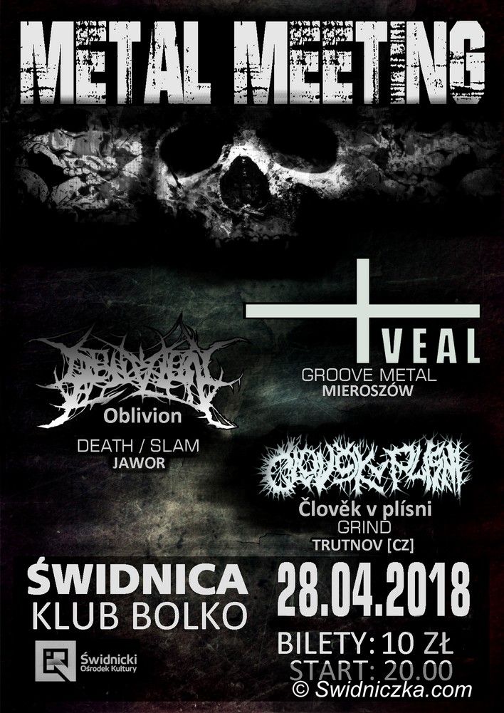 Świdnica: Sobotni Metal Meeting w Świdnicy już od 100 groszy