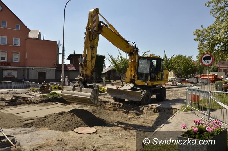 Żarów: Ruszyła przebudowa ulicy Dworcowej