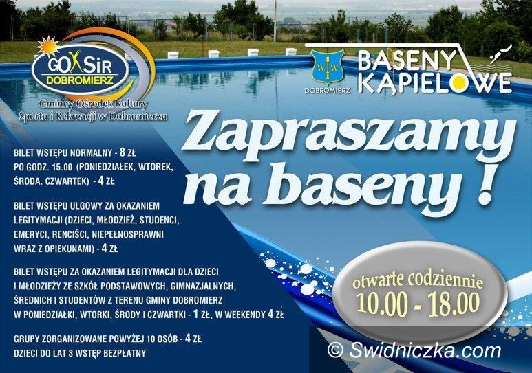 Dobromierz: Od jutra czynny basen w Dobromierzu