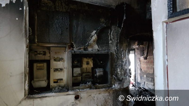 Żarów: Pożar budynku w Żarowie