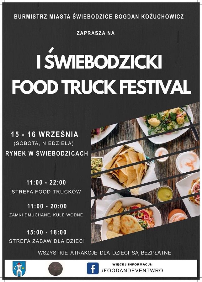 Świebodzice: Food Truck Festiwal Świebodzice – już w ten weekend