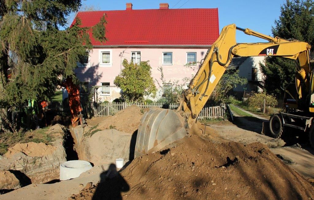 Gmina Dobromierz: Jak idzie budowa kanalizacji?