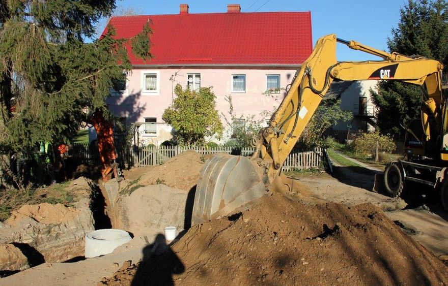 Gmina Dobromierz: Jak idzie budowa kanalizacji?