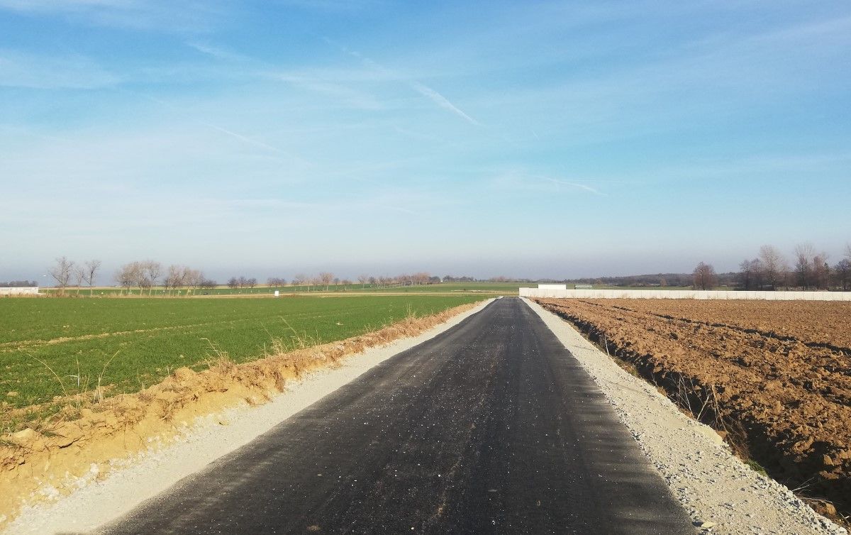 Marcinowice: Droga w Marcinowicach gotowa