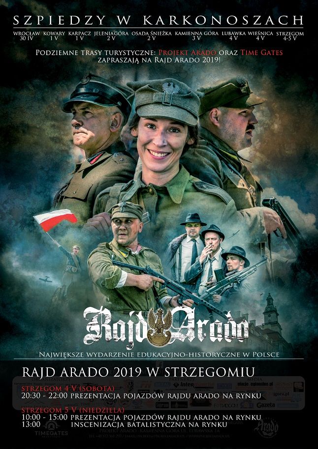 Strzegom: Rajd Arado w Strzegomiu – największa impreza militarna o charakterze historyczno–edukacyjnym