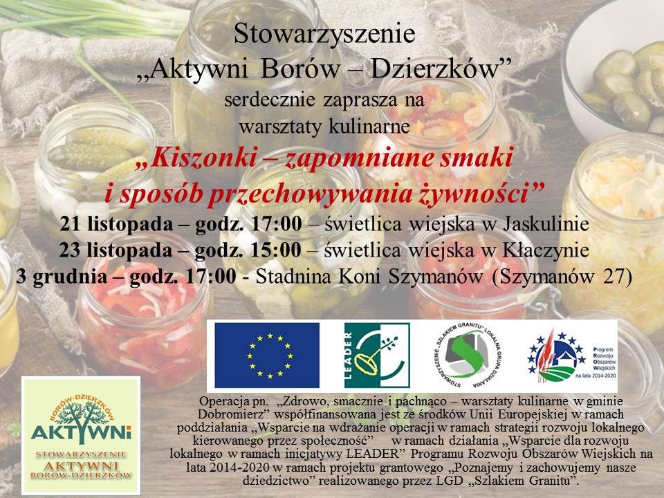 Gmina Dobromierz: Warsztaty kulinarne