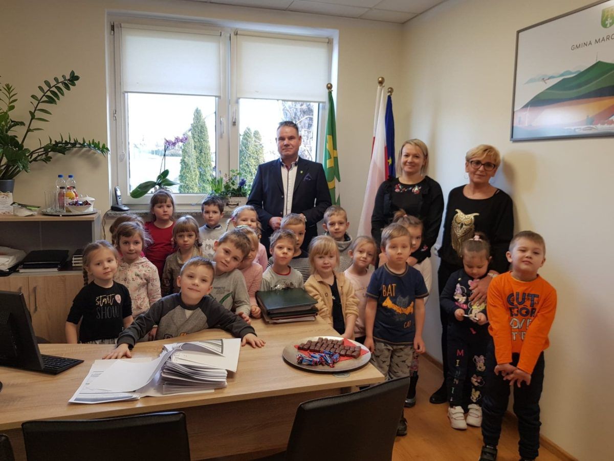 Marcinowice: Przedszkolaki w urzędzie
