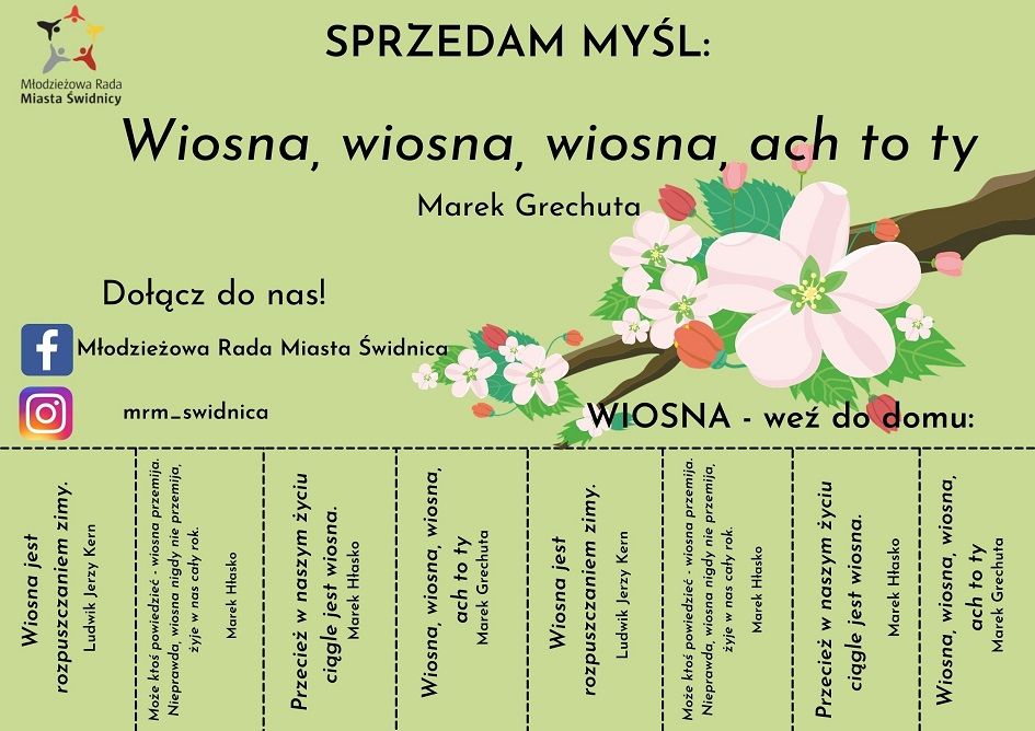 Świdnica: Witają wiosnę