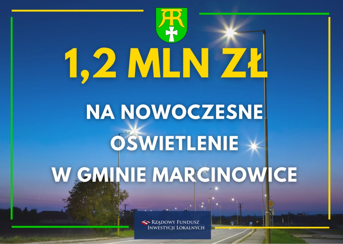 Gmina Marcinowice: Nowe oświetlenie