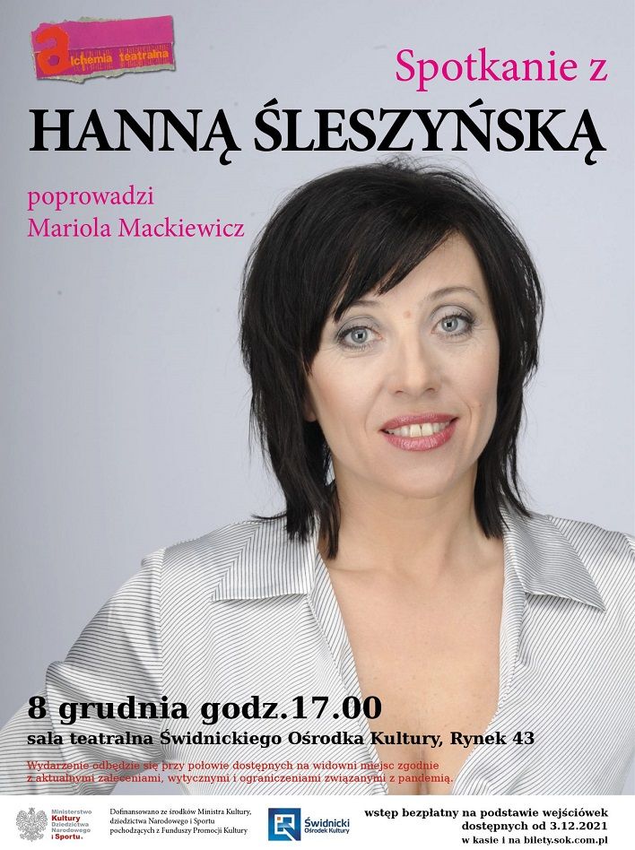 Świdnica: Spotkanie z Hanną Śleszyńską