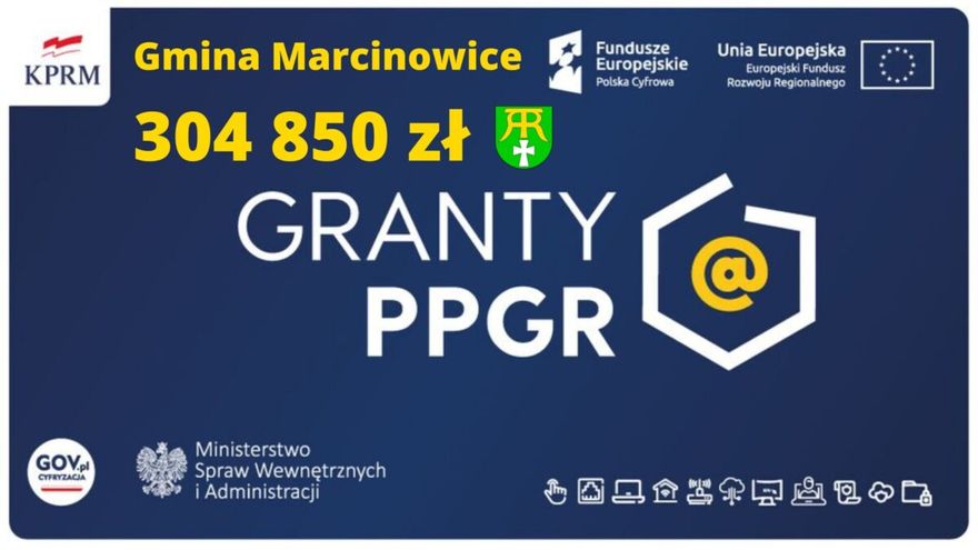 Gmina Marcinowice: Na zakup laptopów