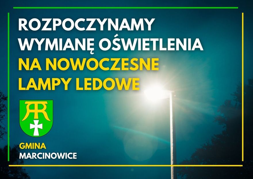 Gmina Marcinowice: Zmodernizują oświetlenie