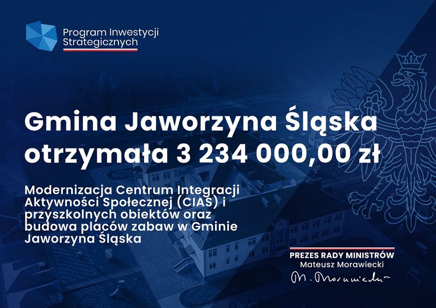 Jaworzyna Śląska: Ponad 3 miliony dla Jaworzyny