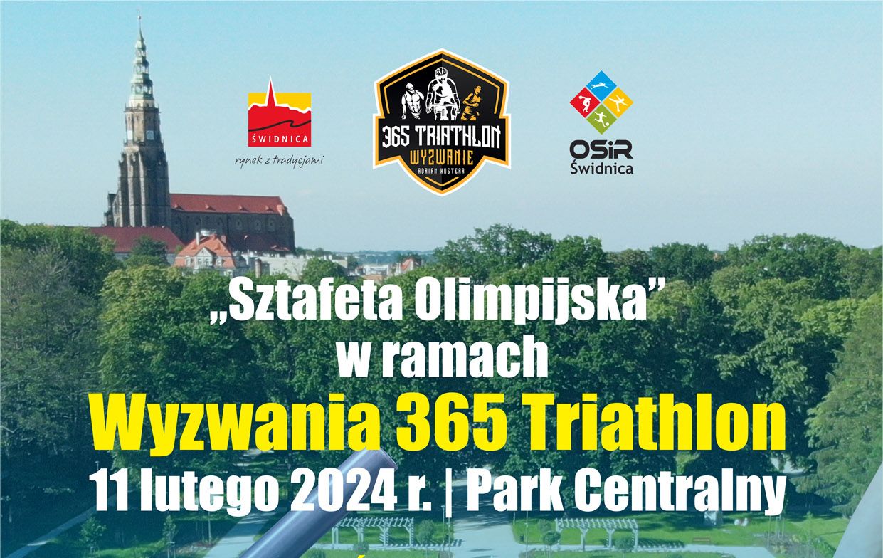 Świdnica: „Sztafeta Olimpijska” w ramach wyzwania 365 Triathlon