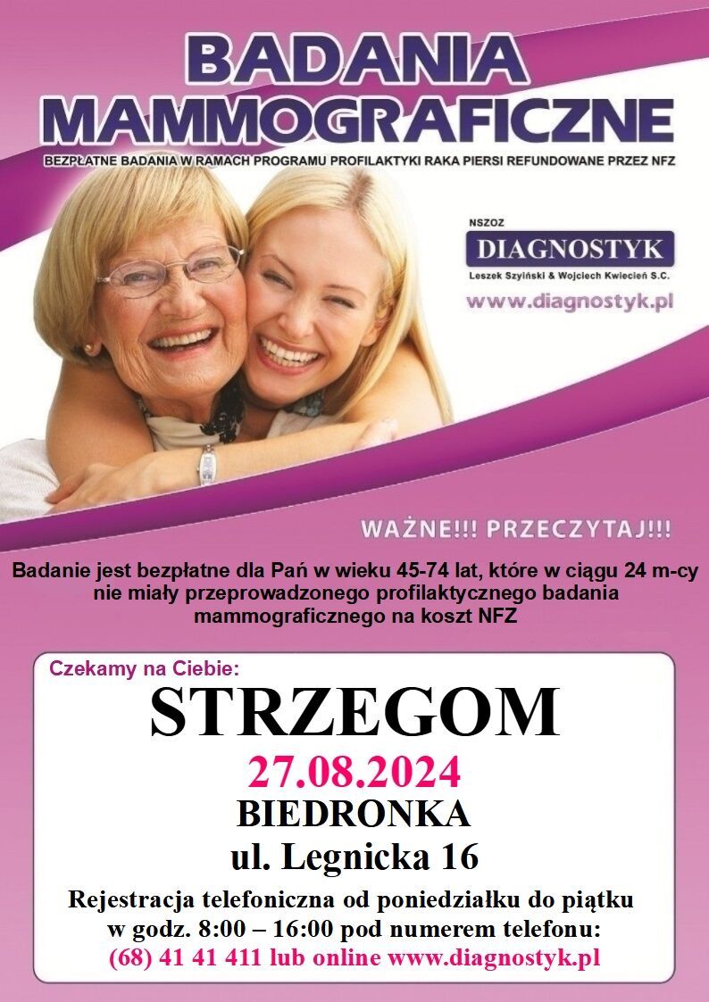 Strzegom: Zbadaj się w Strzegomiu