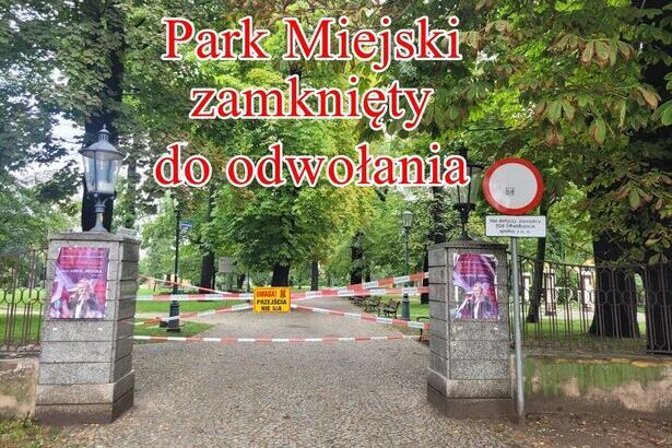 Świebodzice: Zamknięty park