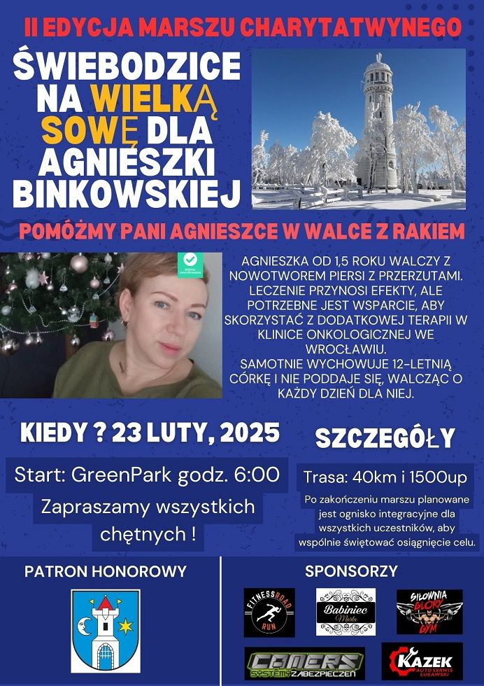 Świebodzice: Charytatywny marsz